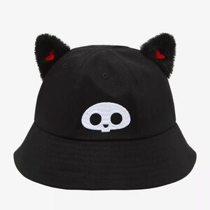 Skelanimals Kit 3D Ears Bucket Hat Black